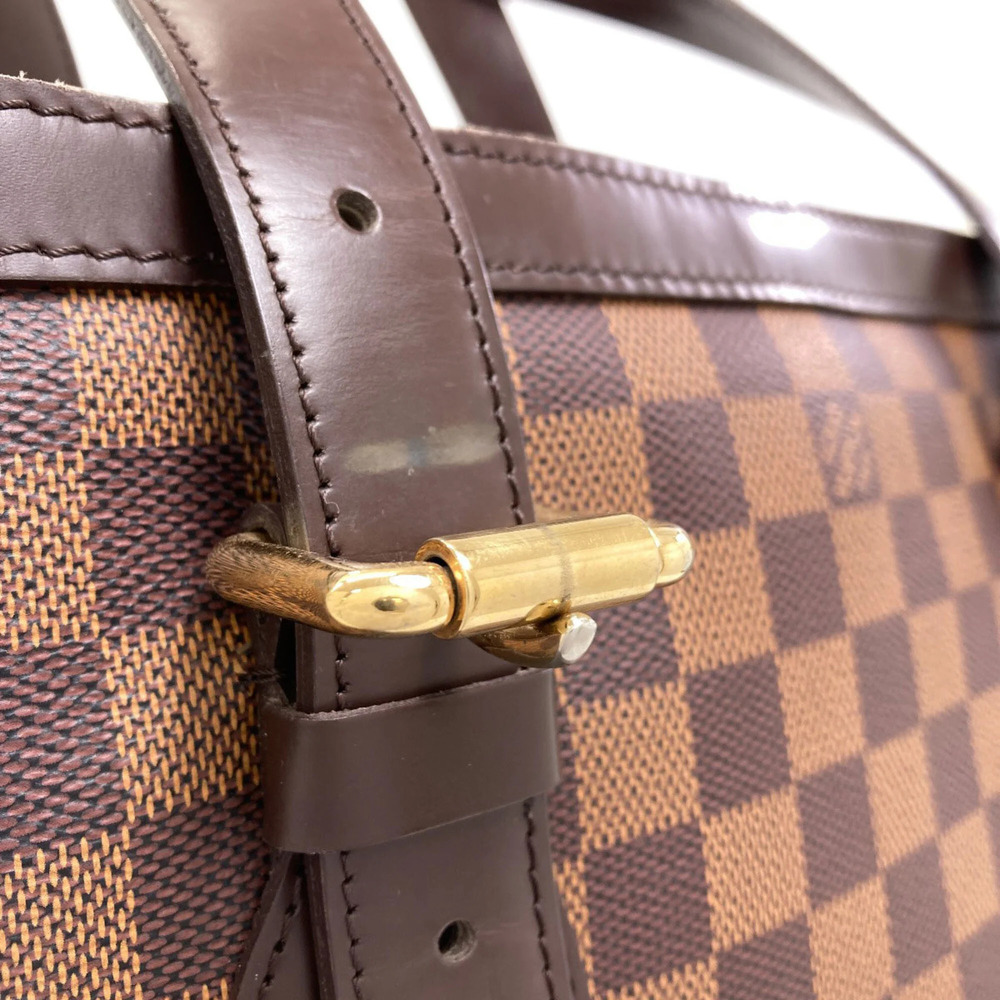 LOUIS VUITTON Brown Damier Canvas Tote Bag - Picture 15 of 16